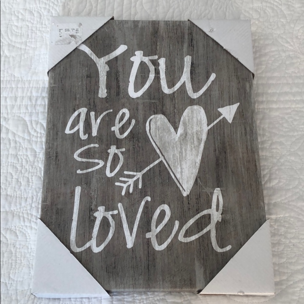 12”w x 16” h x 1.25”d Printed Canvas Sign